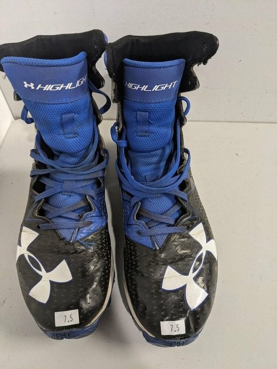 blue under armor cleats