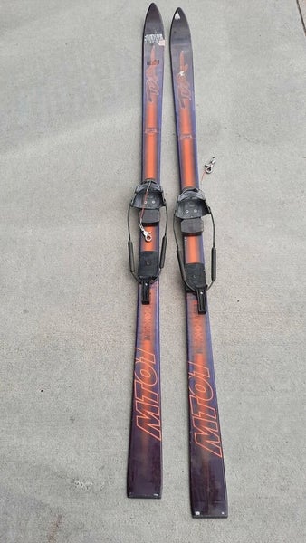 Tua MT01 Carving Telemark Skis 3Pin Binding 178cm Purple/Orange Used
