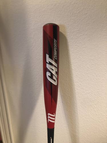 Used Kid Pitch (9YO-13YO) USSSA Certified 2019 Marucci Composite CAT Composite Bat (-8) 22 oz 30"