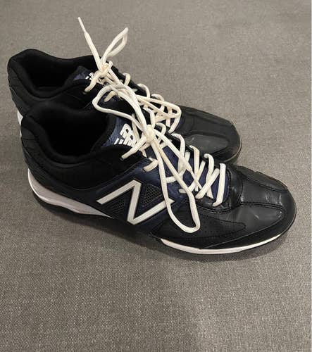 New Balance Low Cut Metal Baseball Cleats Black/Blue MB4040TB