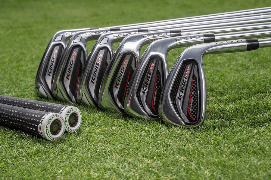 Men's Right Handed Stiff Flex Steel Shaft King F9 Speedback Iron Set