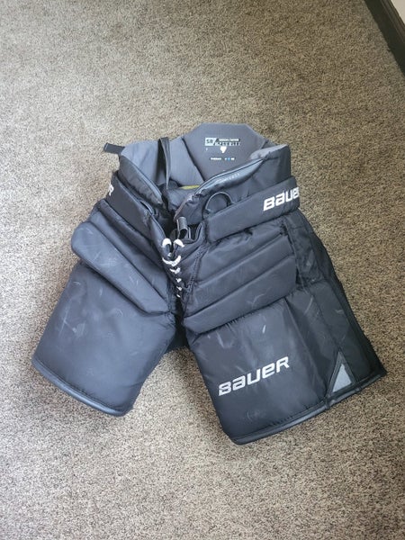 USED BAUER PRO HOCKEY GOALIE PANTS - SENIOR