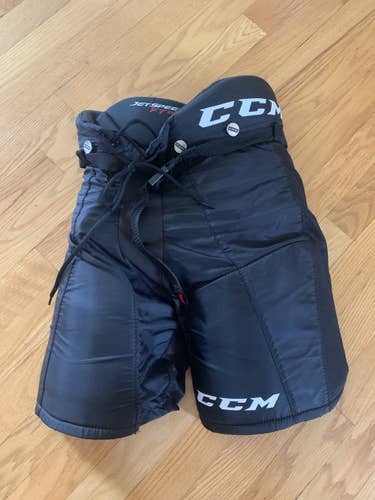 Black Junior Small CCM Hockey Pants