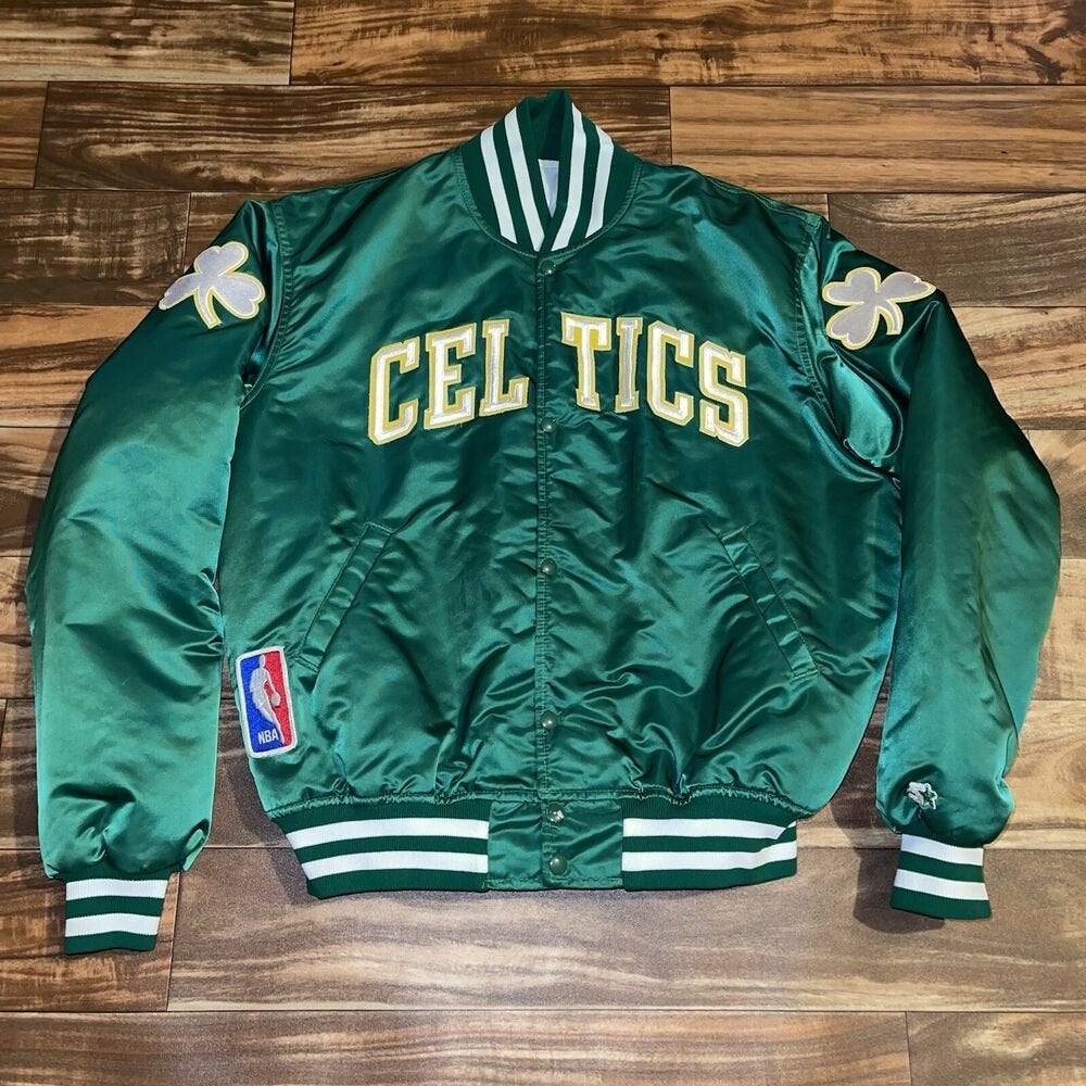 retro celtics jacket