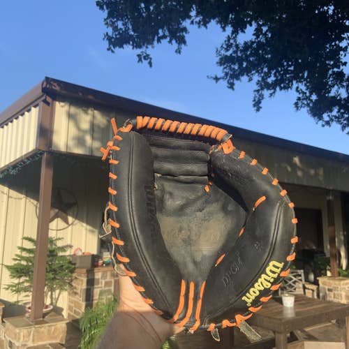 Black Used Catcher's A2000 33" Baseball Glove
