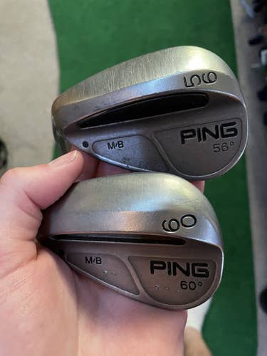 Ping m/b 60* and 56* wedge Left Hand
