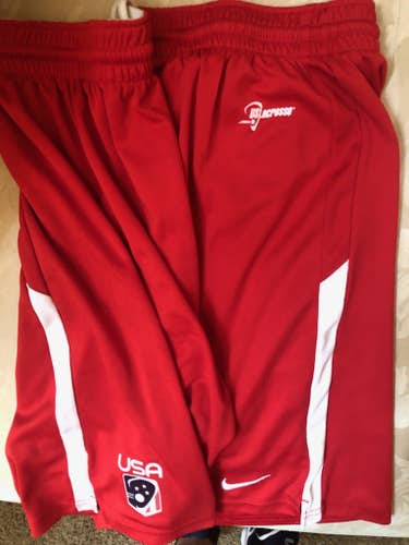 Red Adult Men's Used XL Nike Shorts
