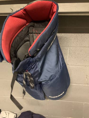 Blue Senior Medium Bauer Vapor X800 Hockey Pants