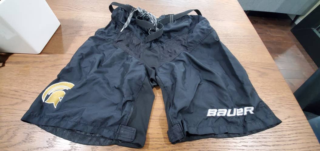 Senior Used Large Black Bauer Pant Shell Pro Stock