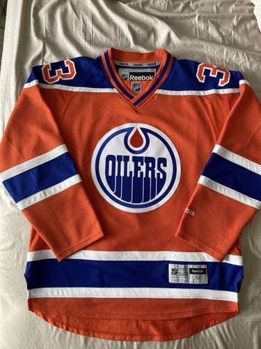Cam Talbot Edmonton Oilers Third Jersey