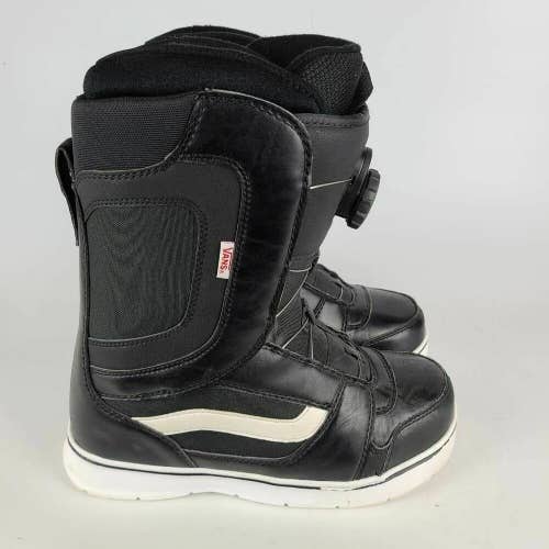 Vans Trifit-X Mens Encore Snowboard Boots Black White BOA Cable Mid-Calf 8.5 New