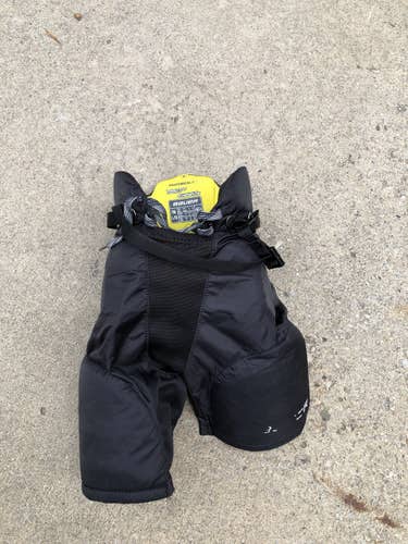 Black Youth Used Large Bauer Supreme S170 Hockey Pants