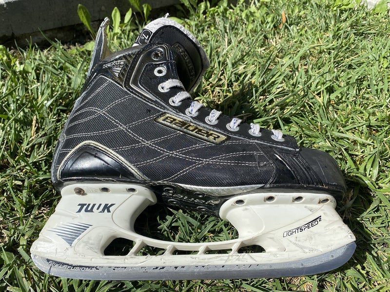 Senior Used Bauer Nexus 1000 Hockey Skates Regular Width Size 7.5
