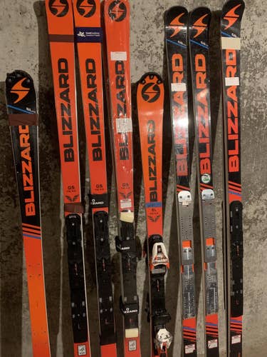 Men's 2016 Blizzard Racing Race GS WorldCup Skis With Bindings (EuropaCup Stiffness)