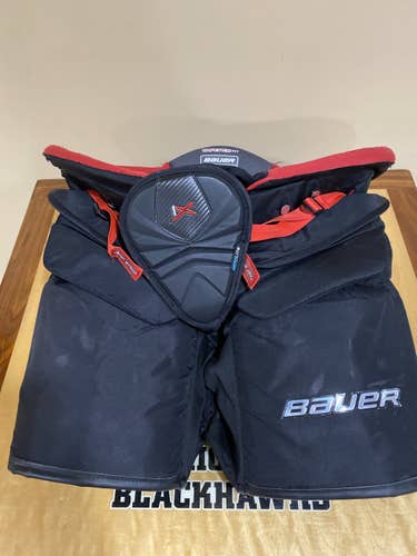 Black Used XL Bauer  Vapor 1X Hockey Goalie Pants