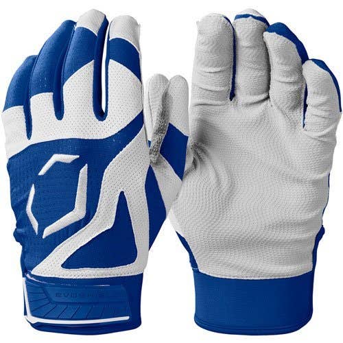 EvoShield SRZ-1 Medium New Royal Blue Batting Gloves