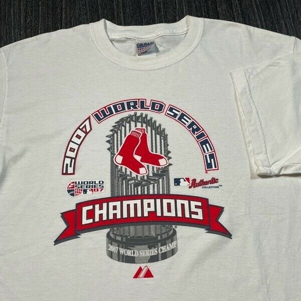 Gildan Heavy 2004 Boston Red Sox World Champions Caricature T-Shirt