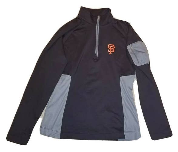 San Francisco Giants Cutter & Buck 1/4 Zip Overknit Jacket Women's Small S MLB