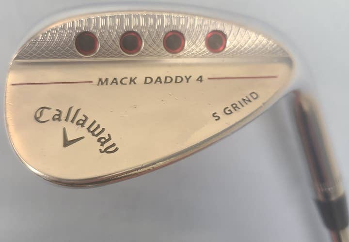 Used Men's Callaway Right Handed Mack Daddy 4 Wedge Stiff Flex 56 Degree Steel Shaft