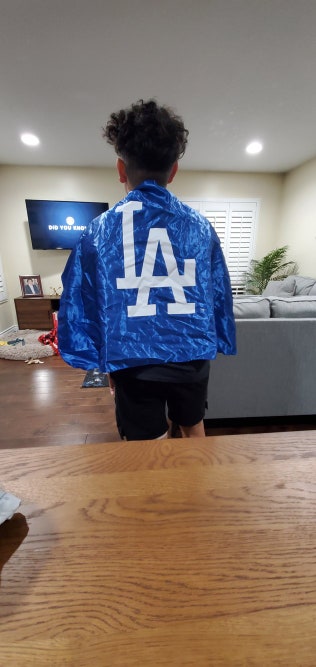 Dodgers Blue cape Unisex Used Youth