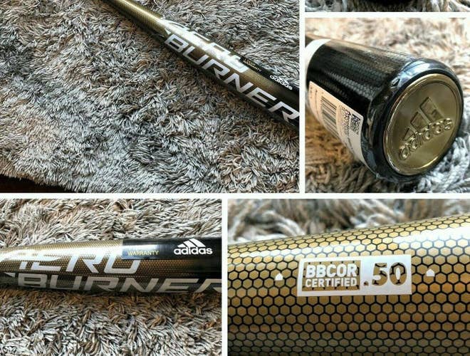 New Adidas Aeroburner Bat BBCOR 34/31