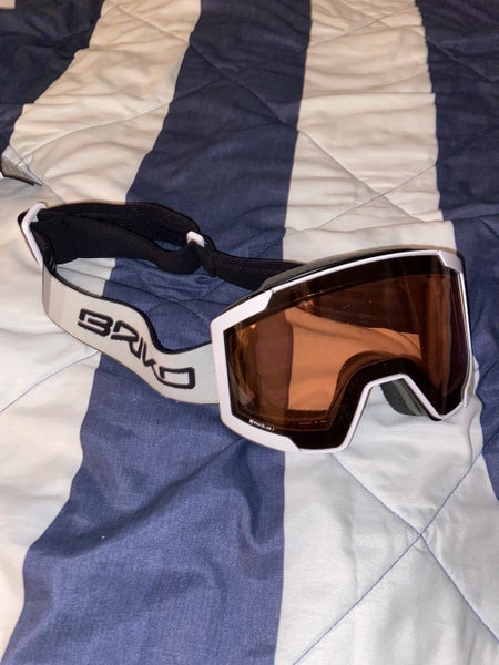 Black Unisex Briko Medium Ski Goggles Extra Lense Included