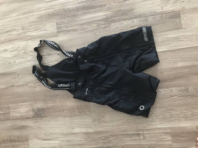 Black Used Unisex Youth Size U14 Spyder Training Shorts