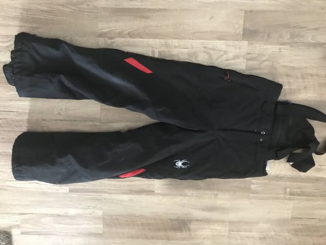 Black Spyder Unisex Youth Size 14 Spyder Pants