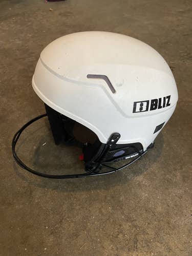 White Men's Large Bliz Slalom Helmet Evo MIPS