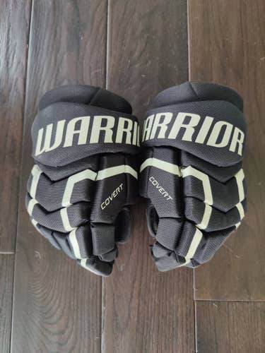 Black Used Junior Warrior Covert QRL5 Gloves 10"