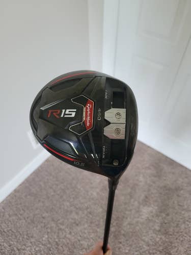 Used Men's TaylorMade Black R15 Driver Regular Flex