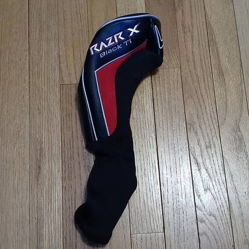 CALLAWAY RAZR X BLACK Ti GOLF CLUB DRIVER HEAD COVER LIKE NEW!!