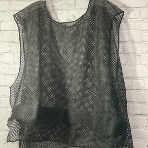 Black Flag Football Vest 100% Polyester Adult Lot Of 7