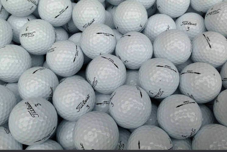 Refurbished Titleist 50 Pack Pro V1 Balls