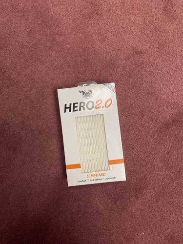 White New ECD Hero Mesh Semi Hard
