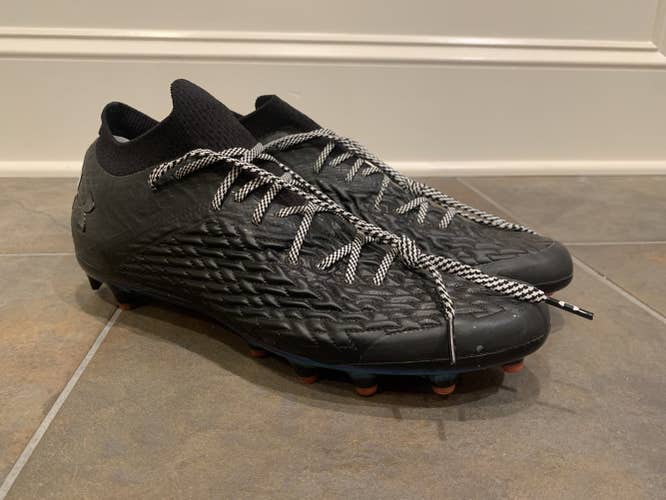 Black New Under Armour Clone Football/Lacrosse Cleats