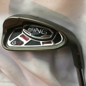 Mint Ping G15 7 Iron, Red Dot, Righty, Stiff Flex Steel, Authentic, Demo Club
