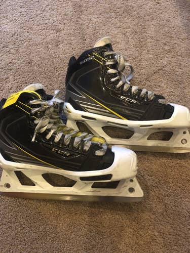 Used CCM Regular Width Size 6 Tacks 6092 Hockey Goalie Skates