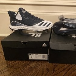 Blue New Men's Size 9.0 (Women's 10) Metal Adidas