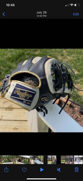 Blue Used Infield Heart of the Hide 11.75" Baseball Glove
