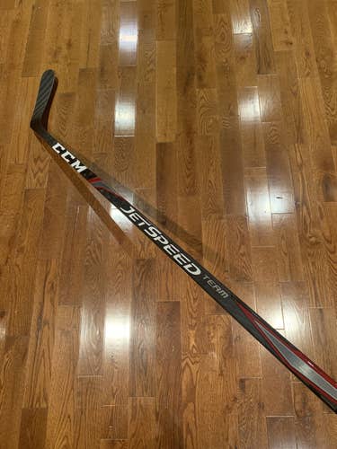 NEW Senior CCM RH 75 flex P90 Jetspeed Team Hockey Stick Pro Stock
