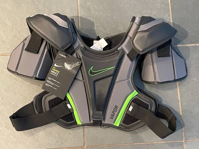 NEW w/ TAGS NIKE VAPOR 2.0 LACROSSE SHOULDER PADS MEDIUM RETAIL $130