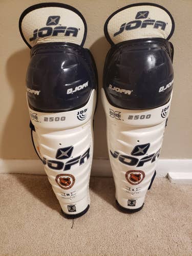Used Senior Jofa 2500 15" Ice Hockey Shin Pads