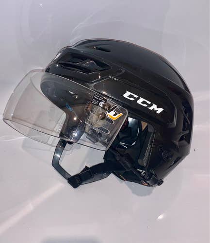 Black Used Medium CCM Tacks 710 Helmet