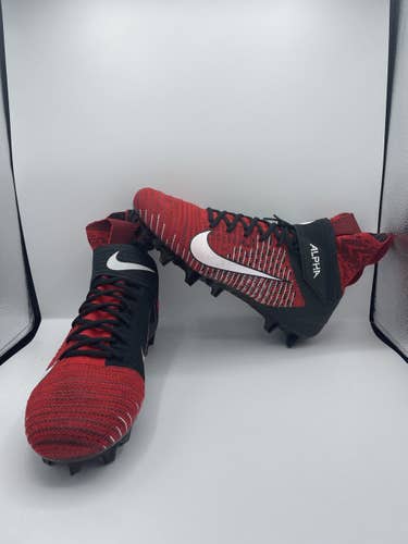 Nike Alpha Menace Elite 2 Flyknit Football Cleats Size 12.5 AO3374-601