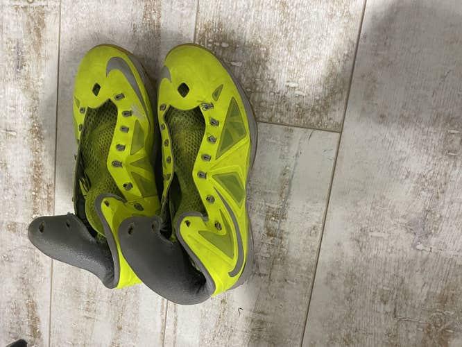 Yellow Men's Size Men's 10.5 (W 11.5) Nike Lebron 10 Shoes