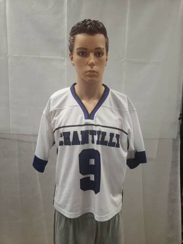Chantilly Chargers High School Lacrosse Jersey L Game Used