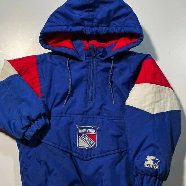Maillot Hockey Vintage Starter New York Rangers - Taille L, Années 90, Homme