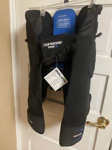 Black Senior XL Bauer Supreme One.8 Hockey Pants