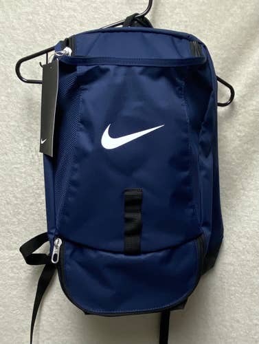 NIKE Club "Brasilia" Team Swoosh Navy/White Training Backpack School Sports New